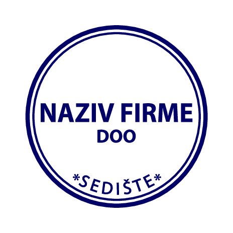 Pečat firme sa matičnim brojem